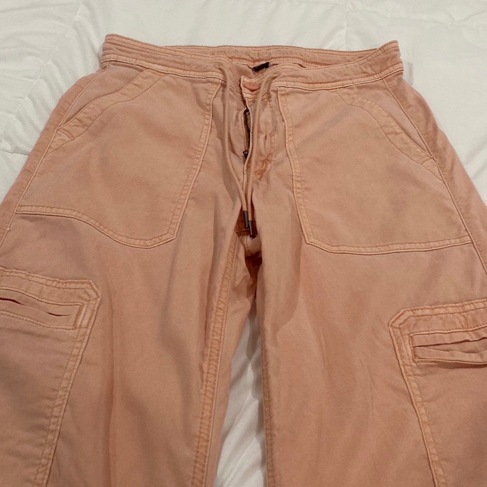 American Eagle Pink Cargo Pants